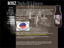 Tablet Screenshot of bonzbarbbq.com